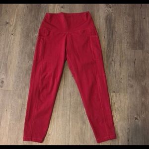 Colorfulkoala 21” leggings red